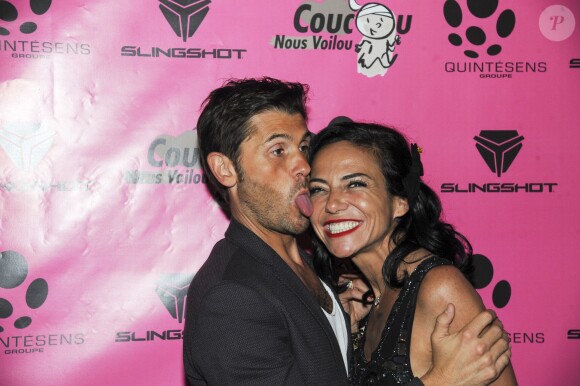 Exclusif - Sandra Zeitoun et Christophe Beaugrand - Soirée de l'Association "Coucou Nous Voilou !" à la suite Sandra & Co pendant le 69ème festival de Cannes le 21 mai 2016.
