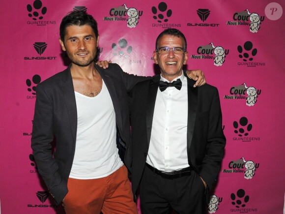 Exclusif - Christophe Beaugrand et Marc Salem - Soirée de l'Association "Coucou Nous Voilou !" à la suite Sandra & Co pendant le 69ème festival de Cannes le 21 mai 2016.