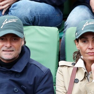 Inés Sastre dans les tribunes des Internationaux de France de tennis de Roland Garros à Paris le 23 mai 2016. © Dominique Jacovides/Bestimage