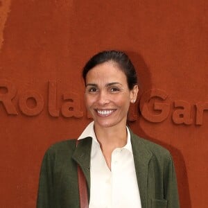 Inès Sastre pose au village des Internationaux de France de tennis de Roland-Garros à Paris le 23 mai 2016. © Dominique Jacovides/Bestimage