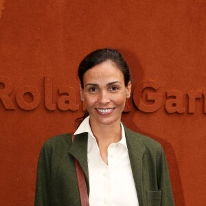 Inès Sastre pose au village des Internationaux de France de tennis de Roland-Garros à Paris le 23 mai 2016. © Dominique Jacovides/Bestimage