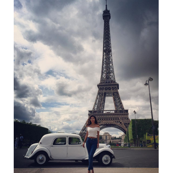 Nicole Scherzinger à Paris le 21 mai 2013, photo Instagram