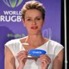 Exclusif - La princesse Charlene de Monaco lors du tirage au sort, le 23 mai à l'hôtel Hermitage de Monte-Carlo, des tournois de repêchage de rugby à 7 Monaco Sevens et Dublin Sevens pour les Jeux olympiques de Rio de Janeiro. © Bruno Bebert/BestImage
