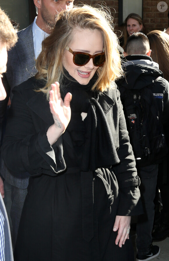 Adele à New York le 17 novembre 2015.