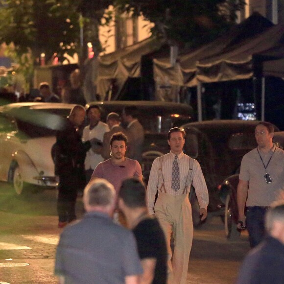 Brad Pitt - Tournage du film "Allied" à Las Palmas en Espagne. Le 22 mai 2016