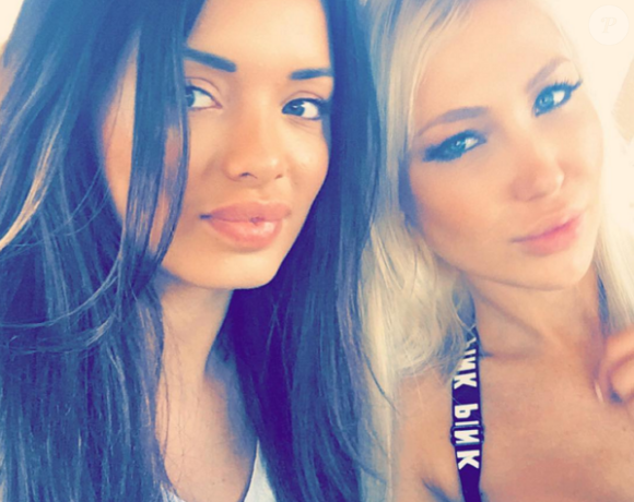 Aurélie Preston et Andréane sur le tournage des Anges 8