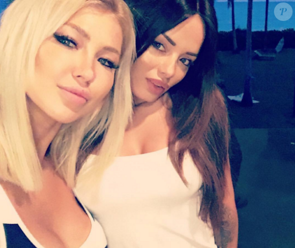 Aurélie Preston et Andréane sur le tournage des Anges 8