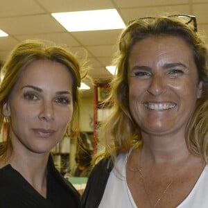 Mélissa Theuriau et Lisa Azuelos - Signature de l'ouvrage collectif "Ensemble contre la gynophobie" à la librairie "L'Ecume des Pages" à Paris, le 26 mai 2016. © Guirec Coadic/Bestimage