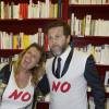 Lisa Azuelos et Arthur Benzaquen - Signature de l'ouvrage collectif "Ensemble contre la gynophobie" à la librairie "L'Ecume des Pages" à Paris, le 26 mai 2016. © Guirec Coadic/Bestimage