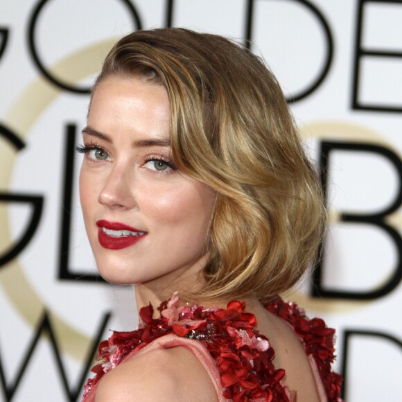 Amber Heard - La 73ème cérémonie annuelle des Golden Globe Awards à Beverly Hills, le 10 janvier 2016.