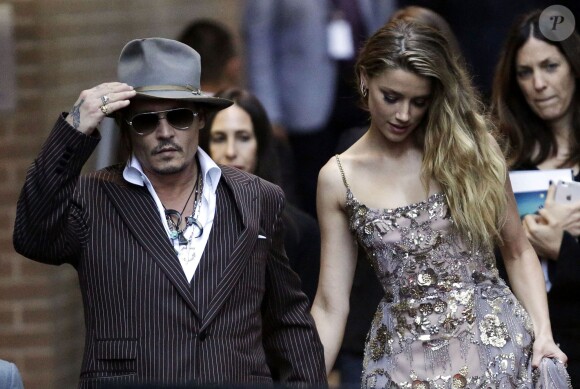 Johnny Depp et Amber Heard - Célébrités au festival international du film de Toronto (TIFF) le 12 septembre 2015