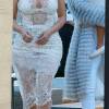 Khloe Kardashian, Kim Kardashian, North West - Scott Disick fête son anniversaire (33ans) avec tout les membres du clan Kardashian au restaurant Nobu à Malibu, le 26 mai 2016