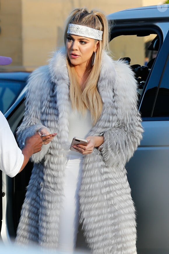 Khloé Kardashian à Malibu pour l'anniversaire de Scott Disick le 26 mai 2016