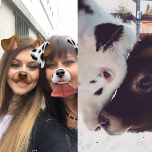 Fanny Maurer s'amuse avec sa mère sur Snapchat