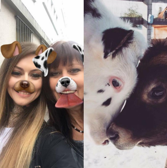 Fanny Maurer s'amuse avec sa mère sur Snapchat