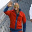 Dwayne Johnson - Les acteurs sur le tournage de 'Baywatch' à Miami, le 7 mars 2016