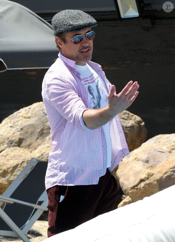 Robert Downey Jr. à la fête annuelle Memorial Day au domicile de Joel Silver sur la plage de Malibu, le 30 mai 2016