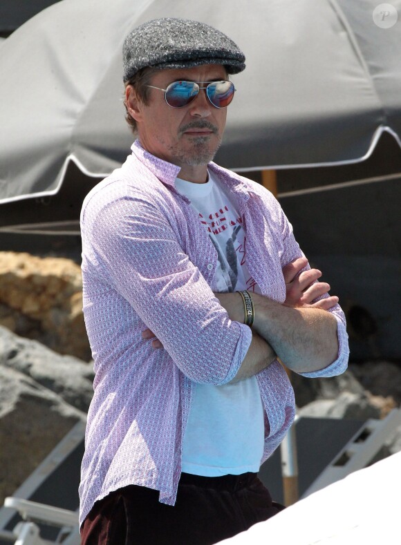 Robert Downey Jr. à la fête annuelle Memorial Day au domicile de Joel Silver sur la plage de Malibu, le 30 mai 2016