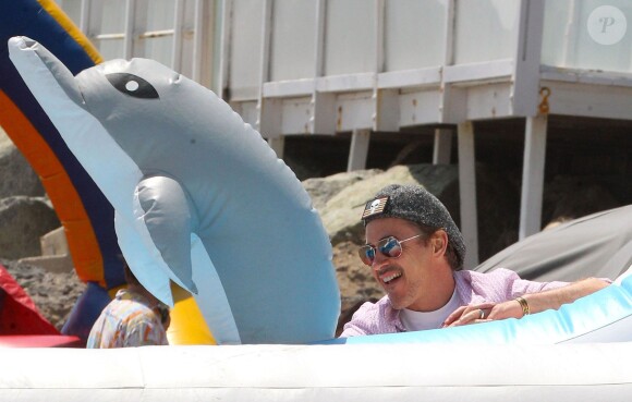 Robert Downey Jr. sur la plage de Malibu, le 30 mai 2016