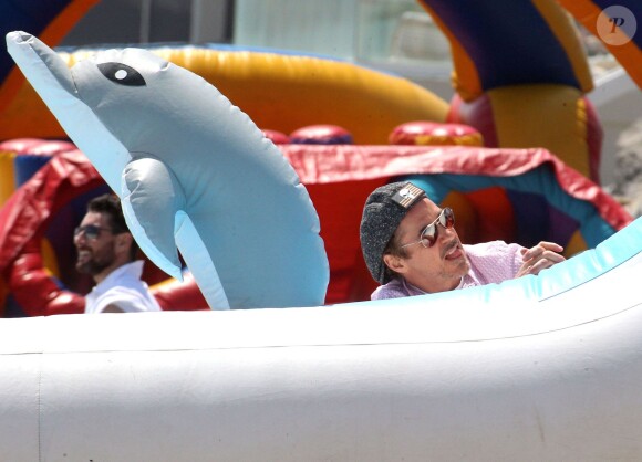 Robert Downey Jr. à la fête annuelle Memorial Day au domicile de Joel Silver sur la plage de Malibu, le 30 mai 2016