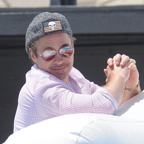 Robert Downey Jr. à la fête annuelle Memorial Day au domicile de Joel Silver sur la plage de Malibu, le 30 mai 2016