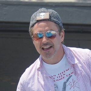 Robert Downey Jr. à la fête annuelle Memorial Day au domicile de Joel Silver sur la plage de Malibu, le 30 mai 2016