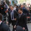 Lionel Messi arrive au tribunal pour son procès pour fraude fiscale à Barcelone, le 2 juin 2016.