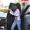 Kendall Jenner se promène dans le quartier de Downtown à Los Angeles, le 2 juin 2016.