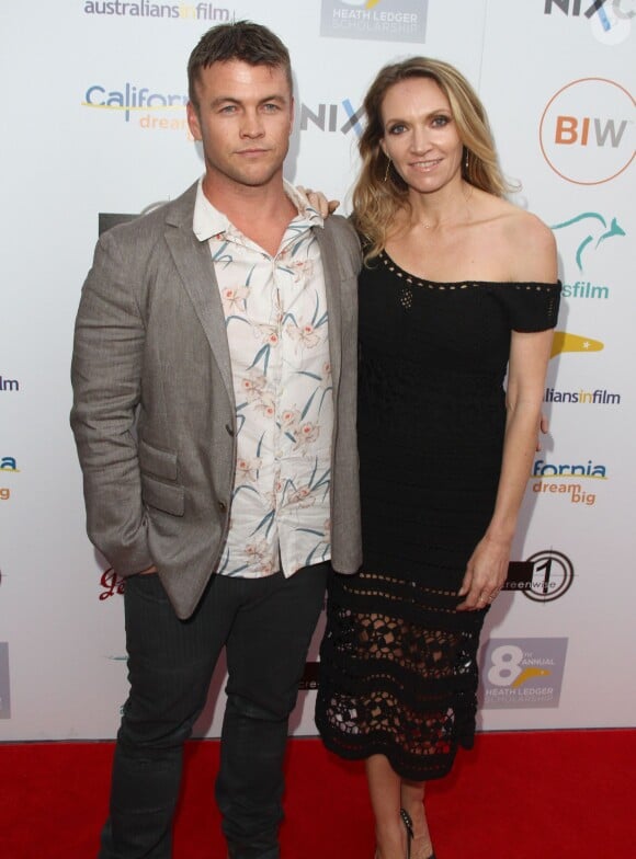 Luke Hemsworth et sa femme Samantha Hemsworth au diner Australians In Film Heath Ledger Scholarship à l'hôtel Mr. C Beverly Hills à Los Angeles, le 1er juin 2016