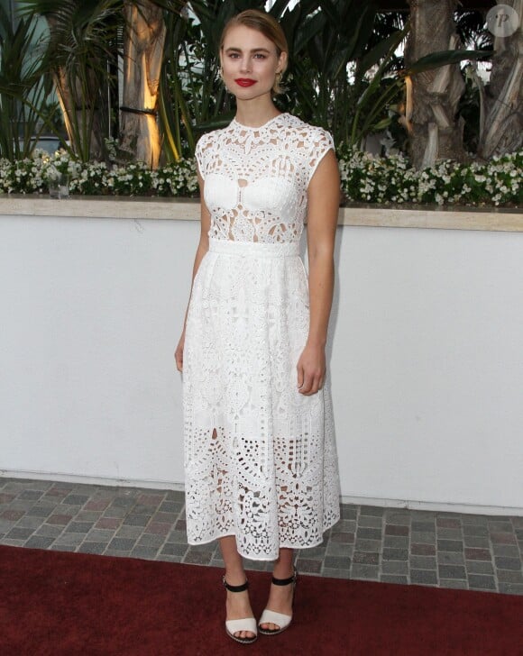 Lucy Fry au diner Australians In Film Heath Ledger Scholarship à l'hôtel Mr. C Beverly Hills à Los Angeles, le 1er juin 2016