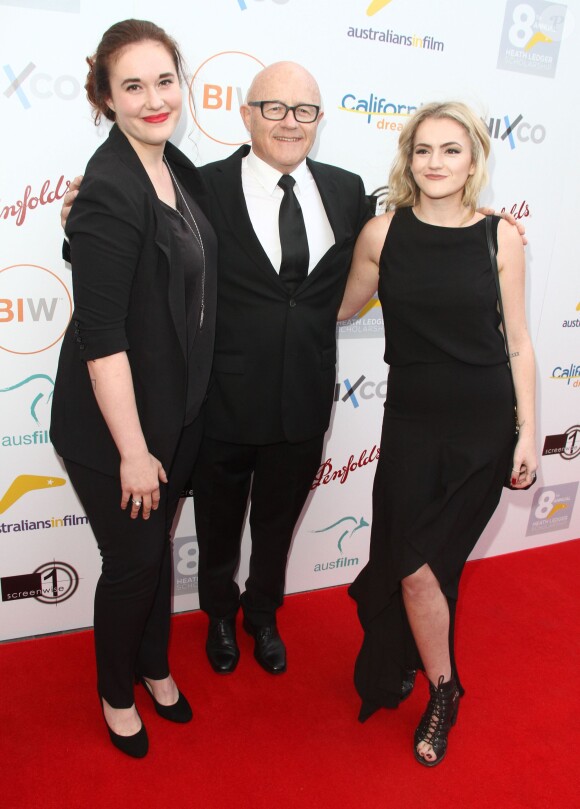 Ashleigh Bell, Kim Ledger, Olivia Ledger au diner Australians In Film Heath Ledger Scholarship à l'hôtel Mr. C Beverly Hills à Los Angeles, le 1er juin 2016
