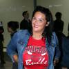 Sarah Fraisou - "Les Anges 8 "arrivent à Roissy le 5 mars 2016.