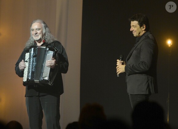 Semi-exclusif - Patrick Bruel a conclu en beauté le 6 juin 2016 au Théâtre du Châtelet, à Paris, sa tournée dédiée à Barbara avec l'album Très souvent, je pense à vous. © Coadic Guirec/Bestimage