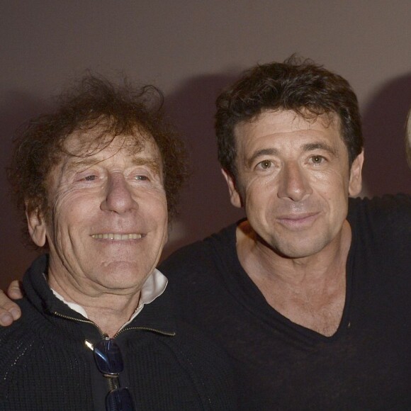 Semi-exclusif - Alain Souchon, Patrick Bruel et Renaud au Théâtre du Châtelet à Paris le 6 juin 2016, à l'occasion du dernier concert de la tournée de Patrick Bruel hommage à Barbara, avec l'album Très souvent, je pense à vous. © Coadic Guirec / Bestimage