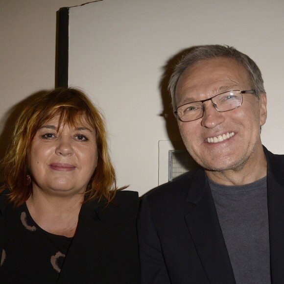Semi-exclusif - Michèle Bernier et Laurent Ruquier au Théâtre du Châtelet à Paris le 6 juin 2016, à l'occasion du dernier concert de la tournée de Patrick Bruel hommage à Barbara, avec l'album Très souvent, je pense à vous. © Coadic Guirec / Bestimage