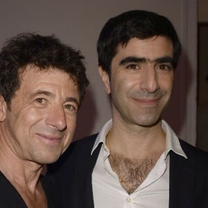 Semi-exclusif - Patrick Bruel et son frère David François Moreau au Théâtre du Châtelet à Paris le 6 juin 2016, à l'occasion du dernier concert de la tournée de Patrick Bruel hommage à Barbara, avec l'album Très souvent, je pense à vous. © Coadic Guirec / Bestimage