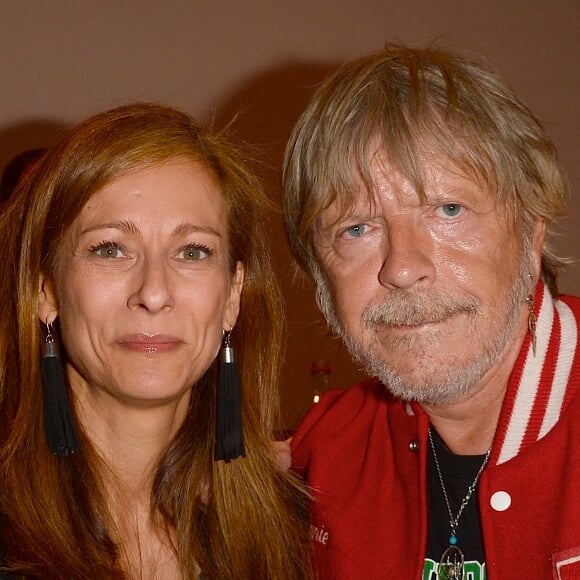 Semi-exclusif - Anne Gravoin et Renaud au Théâtre du Châtelet à Paris le 6 juin 2016, à l'occasion du dernier concert de la tournée de Patrick Bruel hommage à Barbara, avec l'album Très souvent, je pense à vous. © Coadic Guirec / Bestimage