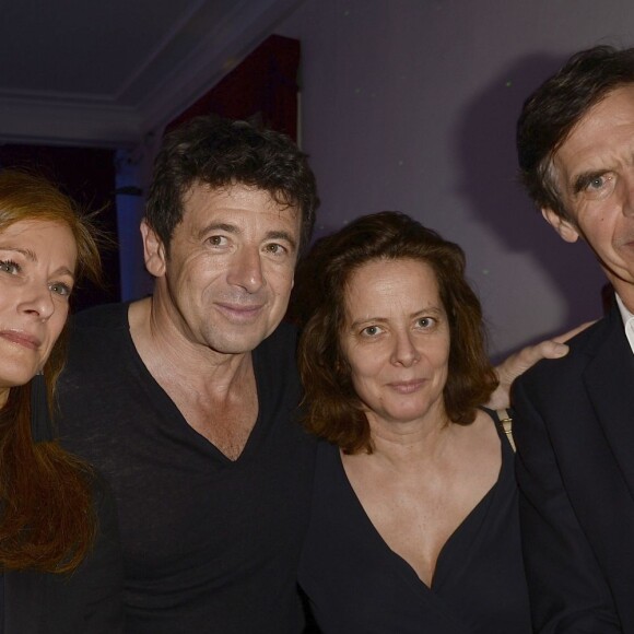 Semi-exclusif - Anne Gravoin, Patrick Bruel, Laurence Marchand, Laurent Bayle au Théâtre du Châtelet à Paris le 6 juin 2016, à l'occasion du dernier concert de la tournée de Patrick Bruel hommage à Barbara, avec l'album Très souvent, je pense à vous. © Coadic Guirec / Bestimage