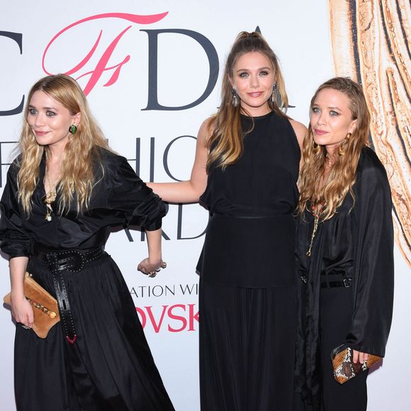 Ashley, Elizabeth et Mary-Kate Olsen aux CFDA Fashion Awards le 6 juin 2016 à New York