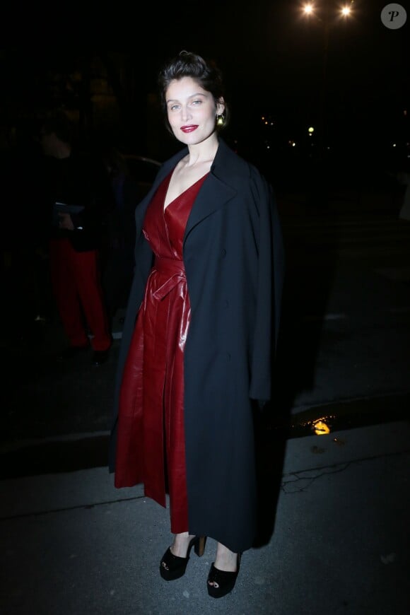 Laetitia Casta arrive au défilé "Nina Ricci" prêt-à-porter Automne-Hiver 2016/2017 à Paris le 5 mars 2016. © CVS / Veeren / Bestimage