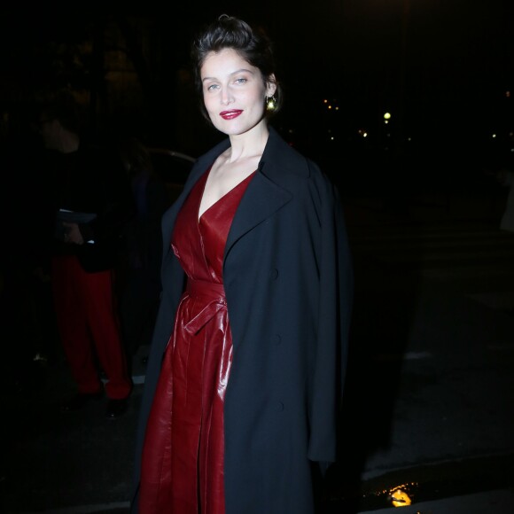 Laetitia Casta arrive au défilé "Nina Ricci" prêt-à-porter Automne-Hiver 2016/2017 à Paris le 5 mars 2016. © CVS / Veeren / Bestimage