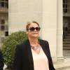 Marina Carrère d'Encausse - Obsèques d'Emmanuel Maubert au cimetière du Père-Lachaise à Paris le 8 juin 2016. © Agence/Bestimage