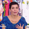 Cristina Codula n'est pas fan du look de Christelle qui se prend pour Sharon Stone. "Les Reines du shopping" sur M6, le 6 juin 2016.