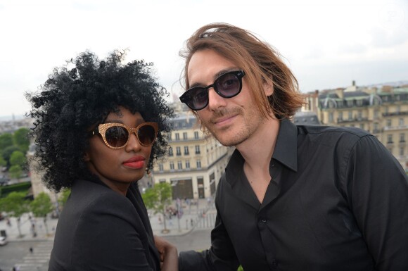Inna Modja et Marco Conti Sikic - Photocall lors de l'ouverture du Champs Elysées Film Festival au Publicis à Paris, le 7 juin 2016. © CVS-Veeren/Bestimage