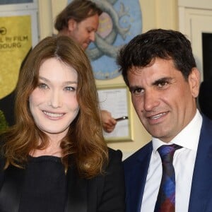 Carla Bruni-Sarkozy et Tristan Duval - Dîner d'ouverture au profit de l'association "Enfants du soleil" pendant le 30ème Festival du film de Cobourg en France le 9 juin 2016. © Coadic Guirec/Bestimage