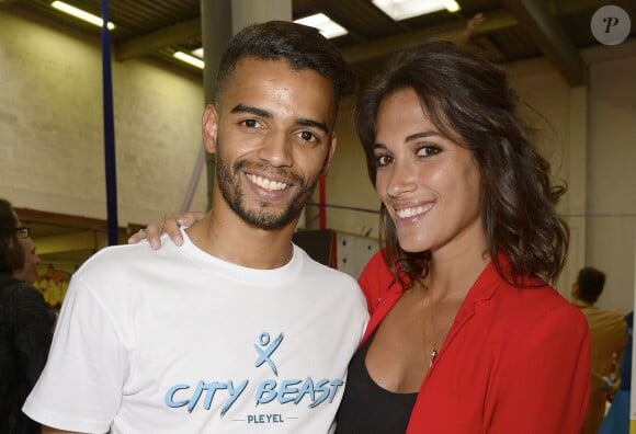 Exclusif - Brahim Zaibat et Laurie Cholewa - Inauguration du nouveau complexe de sports et de danse "Pleyel City Beast" à Saint Ouen le 7 juin 2016. Le Pleyel City Beast situé au 14 rue Nicolau à Saint Ouen est un nouveau complex de dance et d'art du déplacement permettant de regrouper sur un même site des activités aussi diverses, avec pour seul point commun : le plaisir. © Coadic Guirec/Bestimage