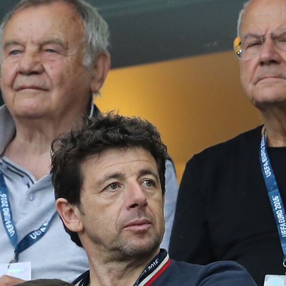 Patrick Bruel au match d'ouverture de l'Euro 2016, France-Roumanie au Stade de France, le 10 juin 2016. © Cyril Moreau/Bestimage