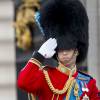 Le prince William - La famille royale d'Angleterre arrive au palais de Buckingham pour assister à la parade "Trooping The Colour" à Londres, à l'occasion du 90ème anniversaire de la reine. Le 11 juin 2016  11 June 2016. Trooping The Colour outside Buckingham Palace, London.11/06/2016 - Londres