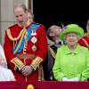 Kate Catherine Middleton, duchesse de Cambridge, la princesse Charlotte, le prince George, le prince William, la reine Elisabeth II d'Angleterre - La famille royale d'Angleterre au balcon du palais de Buckingham lors de la parade "Trooping The Colour" à l'occasion du 90ème anniversaire de la reine. Le 11 juin 2016  London , 11-06-2016 - Queen Elizabeth celebrates her 90th birthday at Trooping the Colour.11/06/2016 - Londres