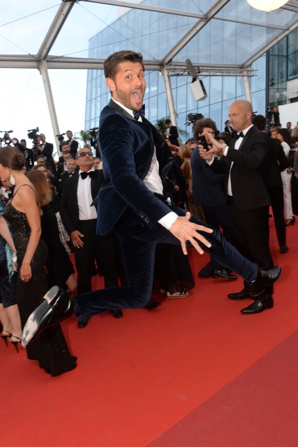 Christophe Beaugrand à la montée des marches du film "The Last Face" lors du 69ème Festival International du Film de Cannes le 20 mai 2016. © Rachid Bellak / Bestimage